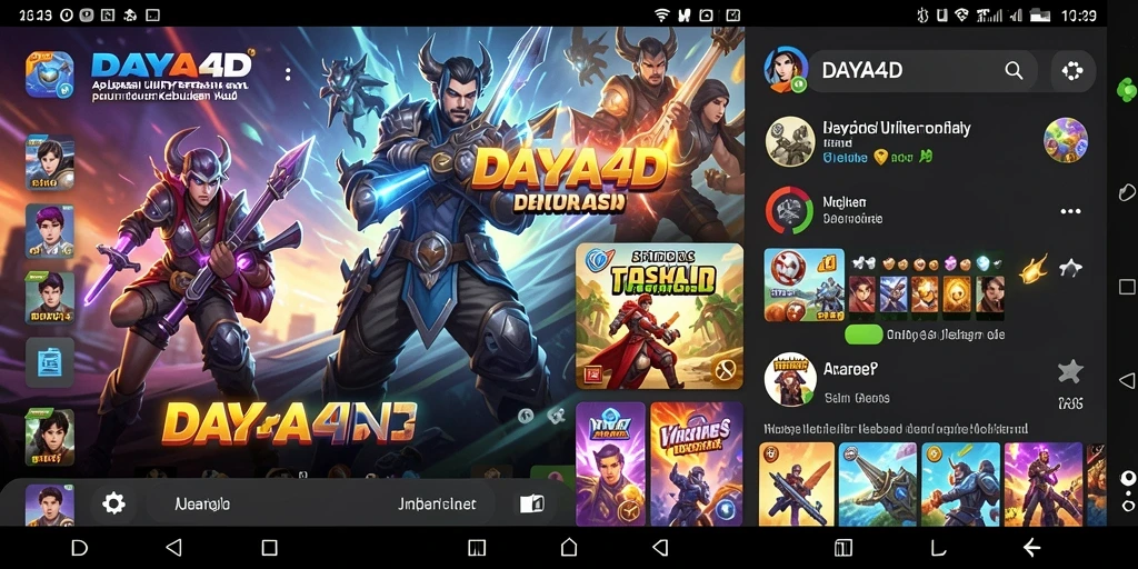 Screenshot utama DAYA4D menunjukkan antarmuka yang intuitif dan fungsional.