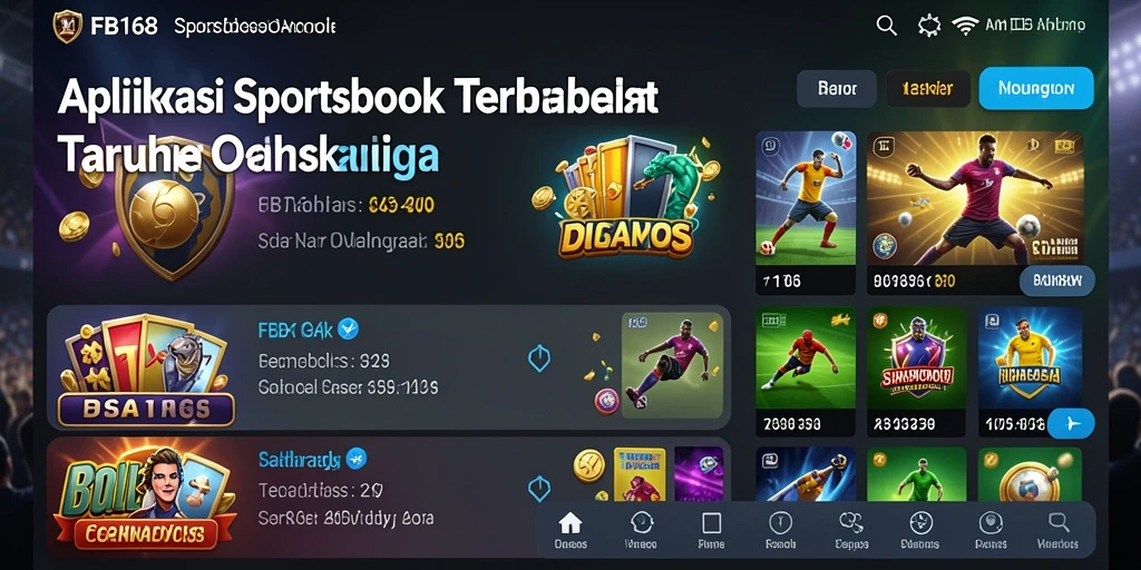 Screenshot utama FB168 menampilkan taruhan olahraga yang menarik.