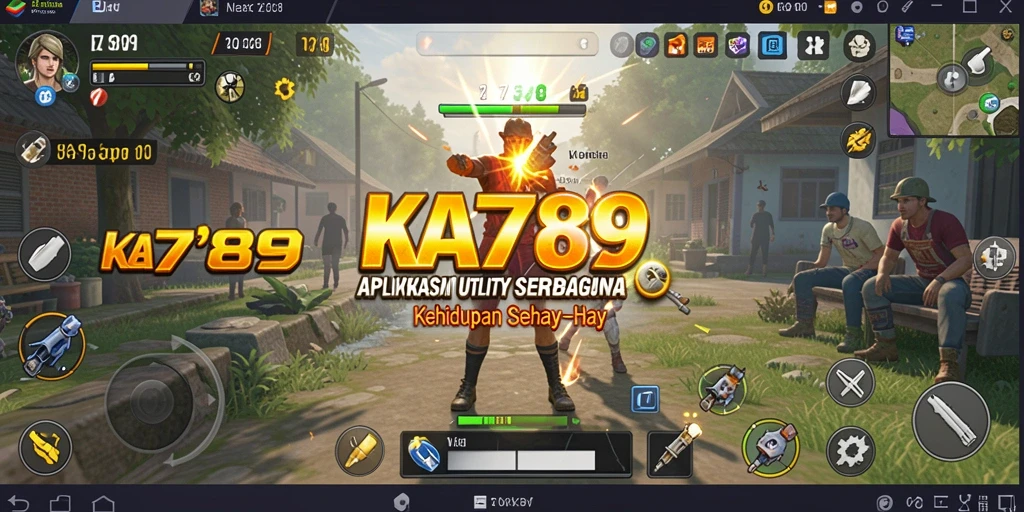 Tampilan antarmuka KA789 yang sederhana dan user-friendly.