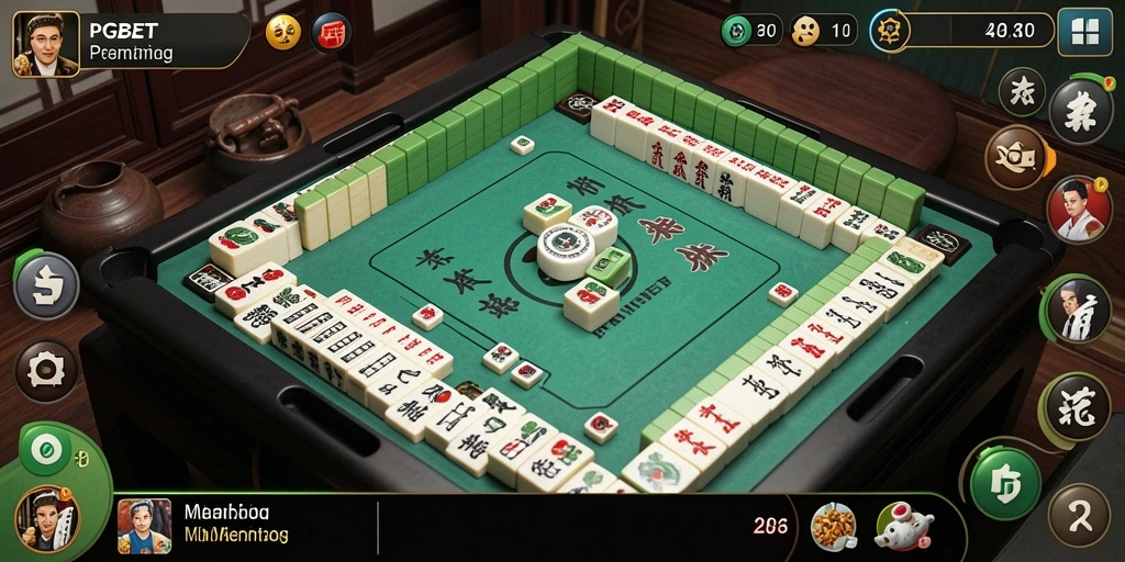 Tampilan menarik gameplay Mahjong PGBET dengan berbagai papan.