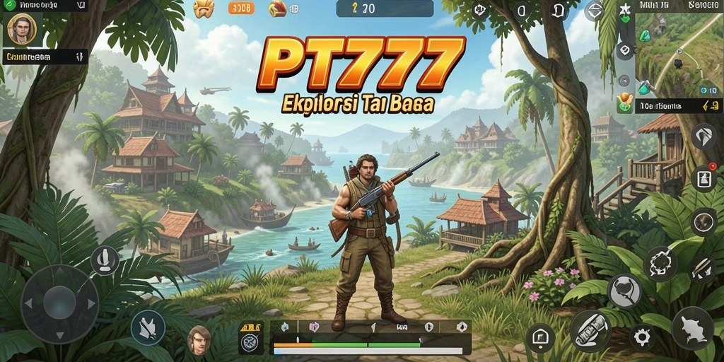 Tampilan gameplay PT777 yang mengesankan dalam dunia terbuka.