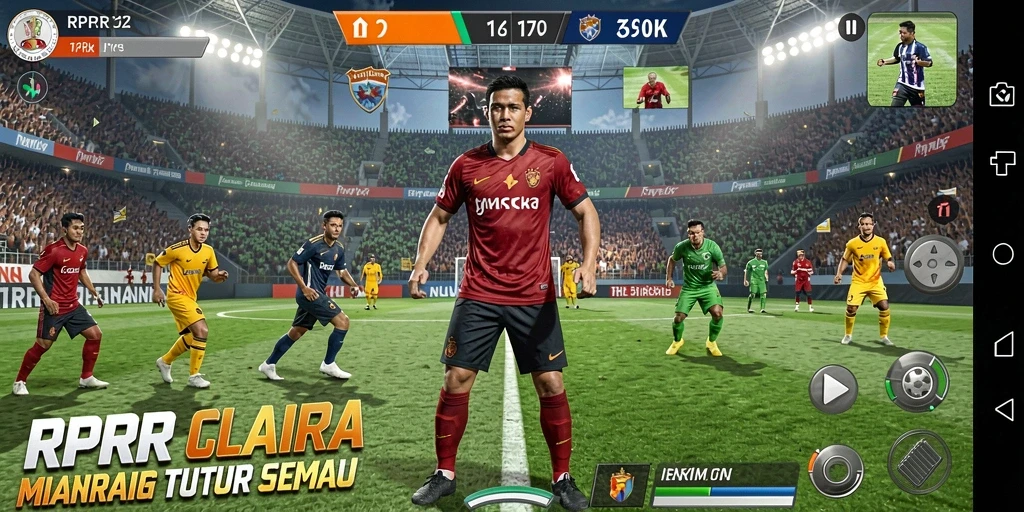 Tangkapan layar RPRR menampilkan aksi seru dalam berbagai pertandingan olahraga.