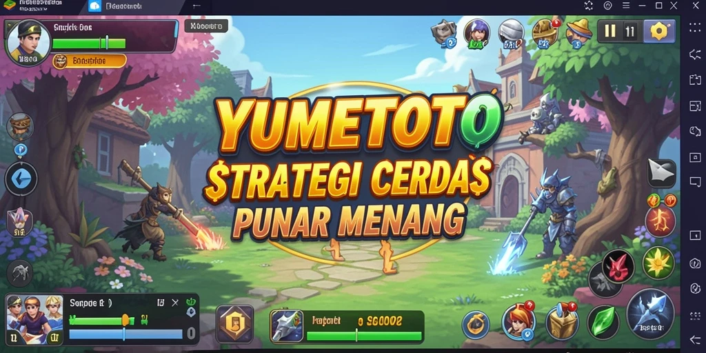 Tangkapan layar gameplay menunjukkan aksi strategis yang mendebarkan.